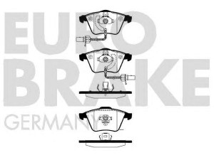 EUROBRAKE 5502224782 stabdžių trinkelių rinkinys, diskinis stabdys 
 Techninės priežiūros dalys -> Papildomas remontas
4E0698151F, 4F0698151A, 8E0698151C