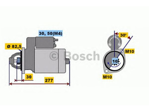 BOSCH 0 001 218 160 starteris 
 Elektros įranga -> Starterio sistema -> Starteris
004 151 66 01, 004 151 66 01, A 004 151 66 01