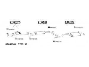 VENEPORTE 630198 išmetimo sistema 
 Išmetimo sistema -> Išmetimo sistema, visa