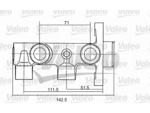 VALEO 350823 pagrindinis cilindras, stabdžiai 
 Stabdžių sistema -> Pagrindinis stabdžių cilindras
558009, 3492954