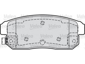 VALEO 598869 stabdžių trinkelių rinkinys, diskinis stabdys 
 Techninės priežiūros dalys -> Papildomas remontas
440604U092, 440606Y390, 440606Y391