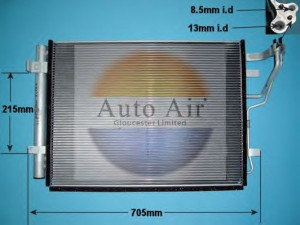 AUTO AIR GLOUCESTER 16-1096 kondensatorius, oro kondicionierius 
 Oro kondicionavimas -> Kondensatorius
976061H000, 976062H000, 976062H010