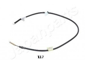 JAPANPARTS BC-117 trosas, stovėjimo stabdys 
 Stabdžių sistema -> Valdymo svirtys/trosai
365310F000, 365310F001