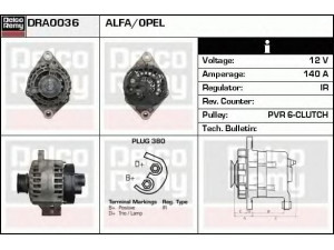 DELCO REMY DRA0036 kintamosios srovės generatorius 
 Elektros įranga -> Kint. sr. generatorius/dalys -> Kintamosios srovės generatorius
73501591
