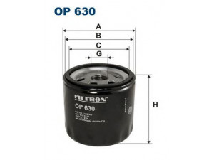 FILTRON OP630 alyvos filtras 
 Techninės priežiūros dalys -> Techninės priežiūros intervalai
5650305, 90510934, VOF28, VOF28