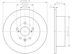 HELLA 8DD 355 115-071 stabdžių diskas 
 Stabdžių sistema -> Diskinis stabdys -> Stabdžių diskas
4243120200, 4243120210, 4243120320