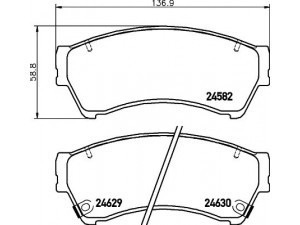 HELLA PAGID 8DB 355 013-761 stabdžių trinkelių rinkinys, diskinis stabdys 
 Techninės priežiūros dalys -> Papildomas remontas
GSYD3323ZA, GSYD3328ZA, GSYD3329ZA