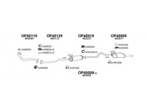 VENEPORTE 400301 išmetimo sistema 
 Išmetimo sistema -> Išmetimo sistema, visa