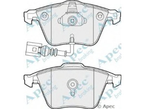 APEC braking PAD1531 stabdžių trinkelių rinkinys, diskinis stabdys 
 Techninės priežiūros dalys -> Papildomas remontas
8J0698151A, 8J0698151F