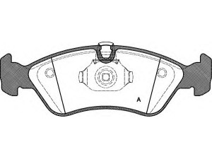 OPEN PARTS BPA0286.50 stabdžių trinkelių rinkinys, diskinis stabdys 
 Techninės priežiūros dalys -> Papildomas remontas
1605089, 1605911, 90511162