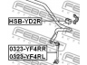 FEBEST HSB-YD2R skersinio stabilizatoriaus įvorių komplektas
52306-STX-A01