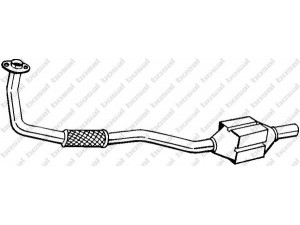 BOSAL 099-645 katalizatoriaus keitiklis 
 Išmetimo sistema -> Katalizatoriaus keitiklis
58 54 205, 8 58 020, 8 58 140, R1120037