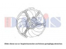 AKS DASIS 088093N ventiliatorius, radiatoriaus
46723520, 46723521, 51729495