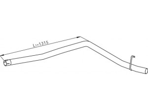 DINEX 28609 išleidimo kolektorius 
 Išmetimo sistema -> Išmetimo vamzdžiai
5000347392, 500347390, 504197227
