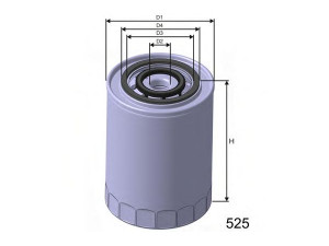 MISFAT Z302 alyvos filtras
1907817, 4800107, 98431155, 1903630