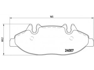 BREMBO P 50 050 stabdžių trinkelių rinkinys, diskinis stabdys 
 Techninės priežiūros dalys -> Papildomas remontas
0004216110, 0014210910, 0034207820