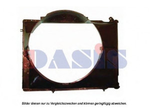 AKS DASIS 078029N apdanga, radiatoriaus ventiliatorius