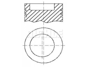 MAHLE ORIGINAL E48130 stūmoklis 
 Variklis -> Cilindrai/stūmokliai
344 037 08 01, 353 030 07 17