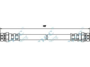 APEC braking HOS3741 stabdžių žarnelė
3C0611775