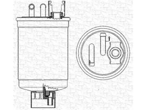 MAGNETI MARELLI 213908543000 kuro filtras 
 Techninės priežiūros dalys -> Papildomas remontas
6N0-127-401B, 6N0-127-401C
