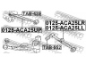 FEBEST 0125-ACA25LR vikšro valdymo svirtis 
 Ašies montavimas/vairavimo mechanizmas/ratai -> Valdymo svirtis/pasukamosios svirties sujungimas -> Vairo trauklės (valdymo svirtis, išilginis balansyras, diago
48720-42020, T11-2919030