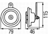 HELLA 3AL 007 425-427 garsinis signalas