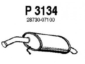 FENNO P3134 galinis duslintuvas 
 Išmetimo sistema -> Duslintuvas
28730-07100
