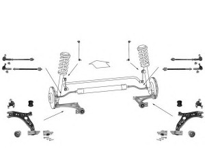 MEYLE WG0787300 vairavimo mechanizmas; rato pakaba 
 Ašies montavimas/vairavimo mechanizmas/ratai -> Prekių paieška pagal schemą