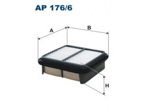 FILTRON AP176/6 oro filtras 
 Techninės priežiūros dalys -> Techninės priežiūros intervalai
1378054E00