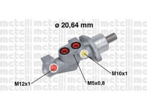 METELLI 05-0750 pagrindinis cilindras, stabdžiai 
 Stabdžių sistema -> Pagrindinis stabdžių cilindras
77 01 209 642
