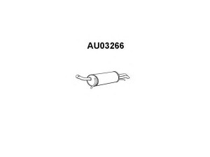 VENEPORTE AU03266 galinis duslintuvas 
 Išmetimo sistema -> Duslintuvas
4B0253609A, 4B0253609AG, 4B0253609CG