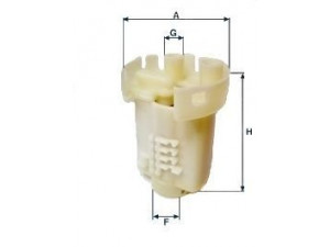 UNIFLUX FILTERS XB329 kuro filtras 
 Techninės priežiūros dalys -> Papildomas remontas
23300-23040, 23300-28030