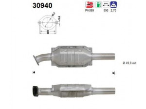 AS 30940 katalizatoriaus keitiklis 
 Išmetimo sistema -> Katalizatoriaus keitiklis
7700308540