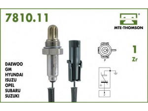 MTE-THOMSON 7810.11.040 lambda jutiklis 
 Išmetimo sistema -> Lambda jutiklis
25106073, 25164596, 855333, 18213-60B00