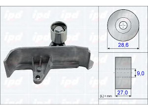 IPD 15-3826 kreipiantysis skriemulys, paskirstymo diržas
06A 109 181