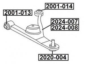 ASVA 2024-008 vikšro valdymo svirtis 
 Ašies montavimas/vairavimo mechanizmas/ratai -> Valdymo svirtis/pasukamosios svirties sujungimas -> Vairo trauklės (valdymo svirtis, išilginis balansyras, diago
05272237AC, 05272237AF