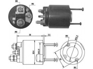 MAGNETI MARELLI 940113050064 solenoidinis jungiklis, starteris