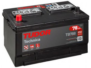 TUDOR _TB788 starterio akumuliatorius; starterio akumuliatorius 
 Elektros įranga -> Akumuliatorius