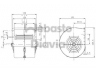 WEBASTO 62054129A elektrovariklis, vidinis pūtiklis