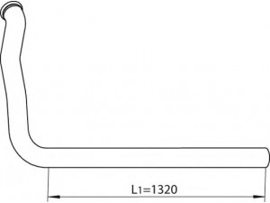 DINEX 81210 išleidimo kolektorius 
 Išmetimo sistema -> Išmetimo vamzdžiai
9515099