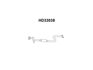 VENEPORTE HD33038 priekinis duslintuvas 
 Išmetimo sistema -> Duslintuvas
18220SM5A11, 18220SM5A12, 18220SM5A14