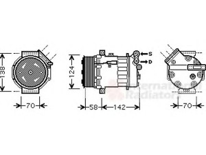 VAN WEZEL 3700K465 kompresorius, oro kondicionierius 
 Oro kondicionavimas -> Kompresorius/dalys
13147264, 6854052