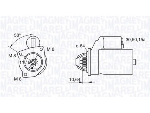 MAGNETI MARELLI 063223101010 starteris 
 Elektros įranga -> Starterio sistema -> Starteris
4470377, 4470378, 46231535, 46231540