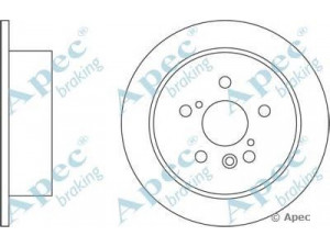 APEC braking DSK2581 stabdžių diskas 
 Dviratė transporto priemonės -> Stabdžių sistema -> Stabdžių diskai / priedai
4243148040, 4243148041