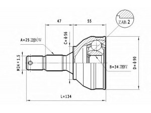 STATIM C.273 jungčių komplektas, kardaninis velenas 
 Ratų pavara -> Sujungimai/komplektas
3273.78, 3273.N2, 3272.F5