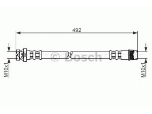 BOSCH 1 987 481 057 stabdžių žarnelė 
 Stabdžių sistema -> Stabdžių žarnelės
4415699, 93182623, 77 01 057 740