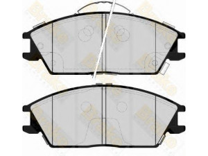Brake ENGINEERING PA1565 stabdžių trinkelių rinkinys, diskinis stabdys 
 Techninės priežiūros dalys -> Papildomas remontas
581011CA00, 581011CA10, 5810125A10