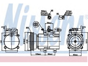 NISSENS 89276 kompresorius, oro kondicionierius 
 Oro kondicionavimas -> Kompresorius/dalys
97701-26010, 97701-26011, 9770126010
