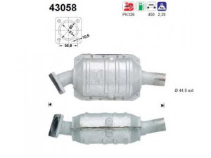 AS 43058 katalizatoriaus keitiklis
7528495
