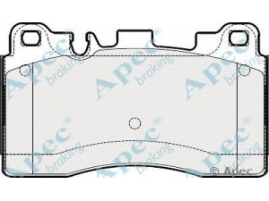 APEC braking PAD1837 stabdžių trinkelių rinkinys, diskinis stabdys 
 Techninės priežiūros dalys -> Papildomas remontas
0064200820, 54206420, 64200820